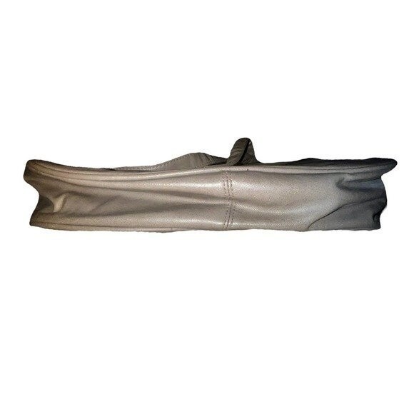 Tandem of California Vintage Tan-Sacs Grey Leather Purse Shoulder Bag - Picture 6 of 11